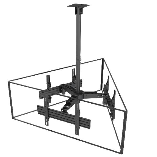 CONCEPTRONIC STAFFA SOFFITTO 32/65 3 SCHERMI